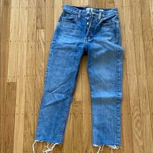 Cropped re/done denim
